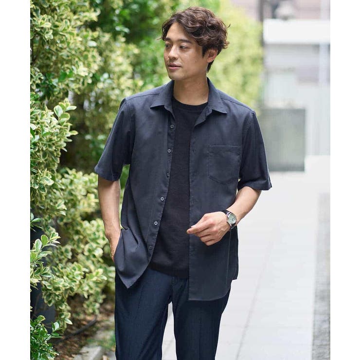 【接触冷感 イージーケア】キカジャカードクルーネックカットソー 通勤 | a.v.v【MEN】 | 詳細画像26 