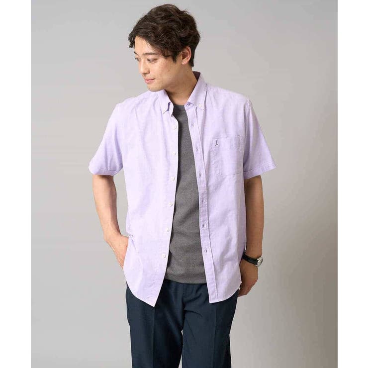 【接触冷感 イージーケア】キカジャカードクルーネックカットソー 通勤 | a.v.v【MEN】 | 詳細画像33 