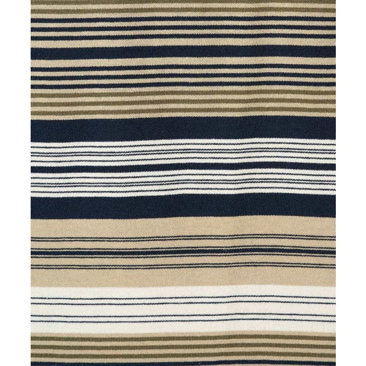 【接触冷感/毛玉になりにくい】マルチボーダーワイドシルエットカットソー | a.v.v【MEN】 | 詳細画像16 