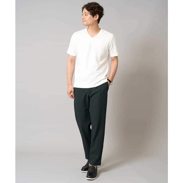 【接触冷感/イージーケア/毛玉になりにくい】ライトアゼＶネックカットソー | a.v.v【MEN】 | 詳細画像19 