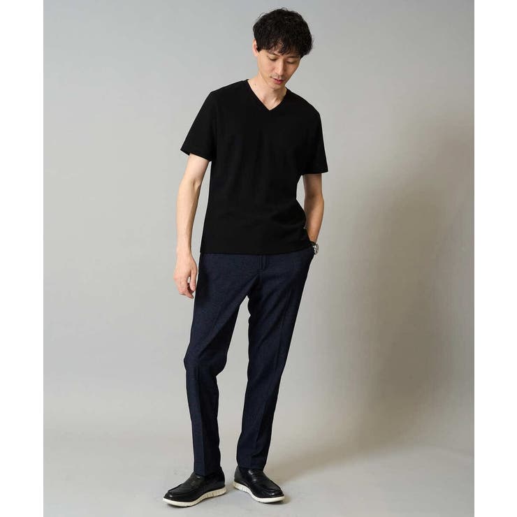 【接触冷感/イージーケア/毛玉になりにくい】ライトアゼＶネックカットソー | a.v.v【MEN】 | 詳細画像22 