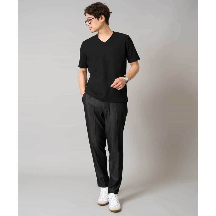 【接触冷感/イージーケア/毛玉になりにくい】ライトアゼＶネックカットソー | a.v.v【MEN】 | 詳細画像25 