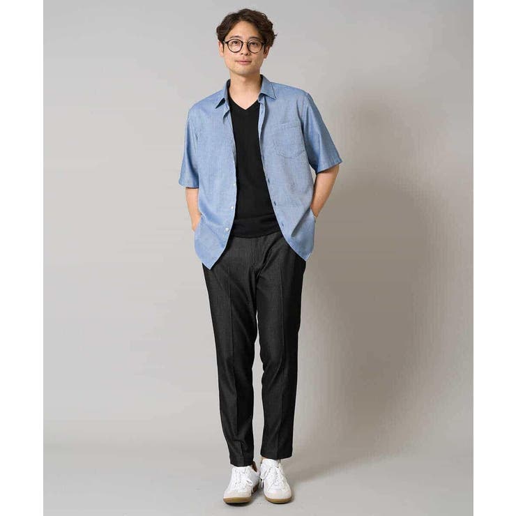 【接触冷感/イージーケア/毛玉になりにくい】ライトアゼＶネックカットソー | a.v.v【MEN】 | 詳細画像26 