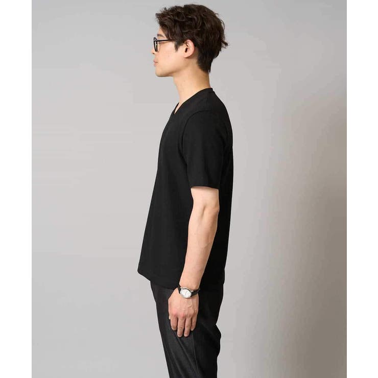 【接触冷感/イージーケア/毛玉になりにくい】ライトアゼＶネックカットソー | a.v.v【MEN】 | 詳細画像43 