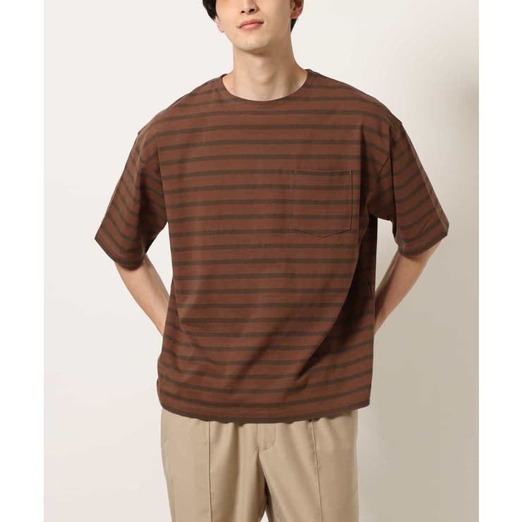 マリンボーダーワイドシルエットカットソー 品番 Itkw A V V Men アーヴェヴェ のメンズ ファッション通販 Shoplist ショップリスト