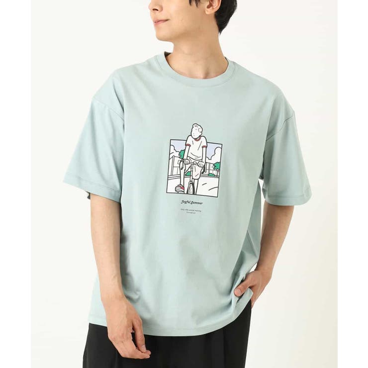コラボ 接触冷感 イラストレーター コラボワイドシルエットカットソー 品番 Itkw A V V Men アーヴェヴェ のメンズファッション通販 Shoplist ショップリスト