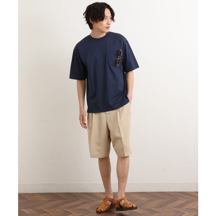 【接触冷感/S-XXL】シルケットスムースワイドシルエットTシャツ | a.v.v【MEN】 | 詳細画像10 