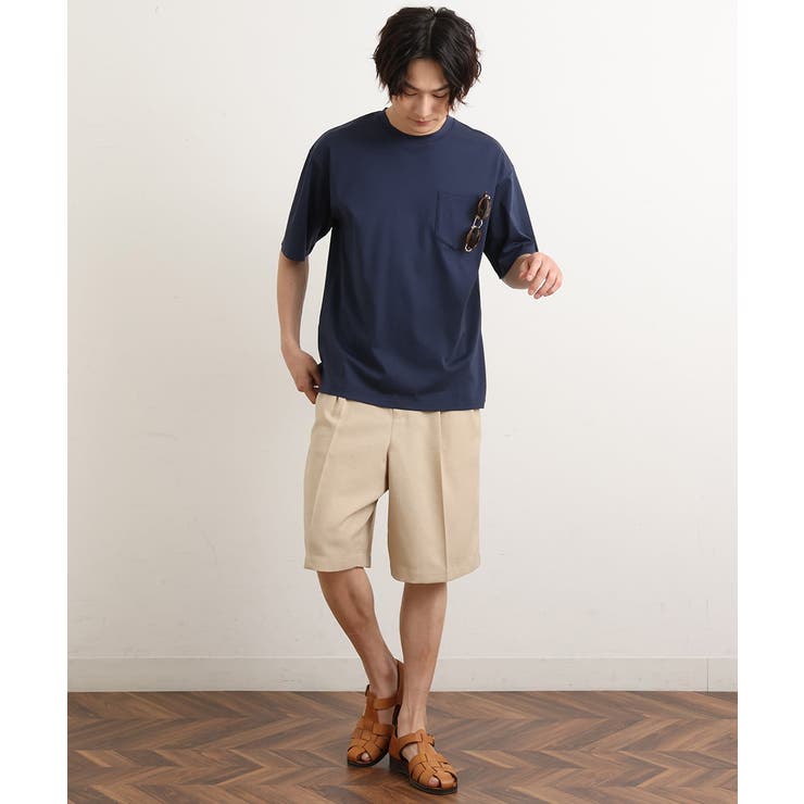 【接触冷感/S-XXL】シルケットスムースワイドシルエットTシャツ | a.v.v【MEN】 | 詳細画像11 