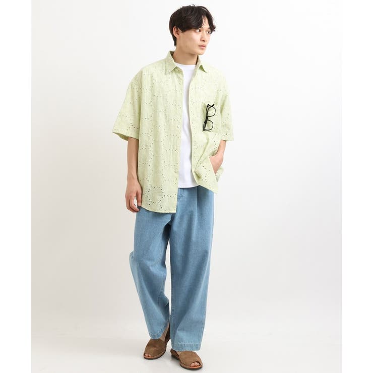 【接触冷感/S-XXL】シルケットスムースワイドシルエットTシャツ | a.v.v【MEN】 | 詳細画像17 