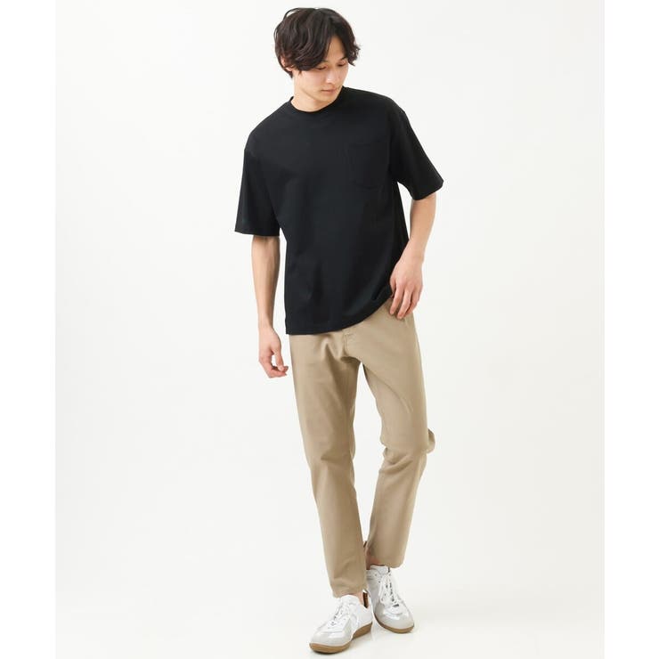 【接触冷感/S-XXL】シルケットスムースワイドシルエットTシャツ | a.v.v【MEN】 | 詳細画像26 