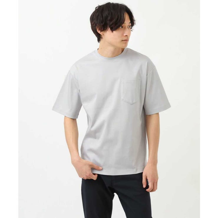 【接触冷感/S-XXL】シルケットスムースワイドシルエットTシャツ | a.v.v【MEN】 | 詳細画像29 