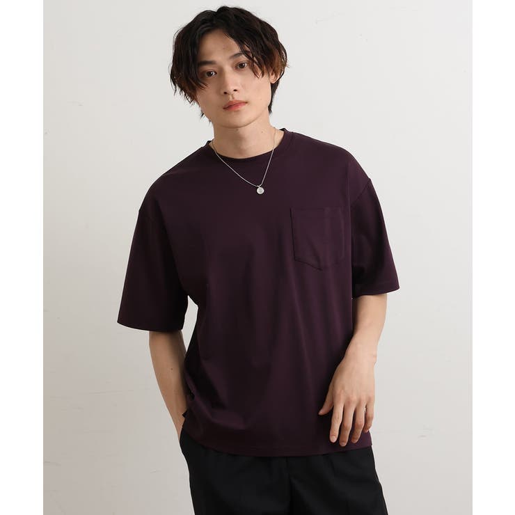 【接触冷感/S-XXL】シルケットスムースワイドシルエットTシャツ | a.v.v【MEN】 | 詳細画像31 