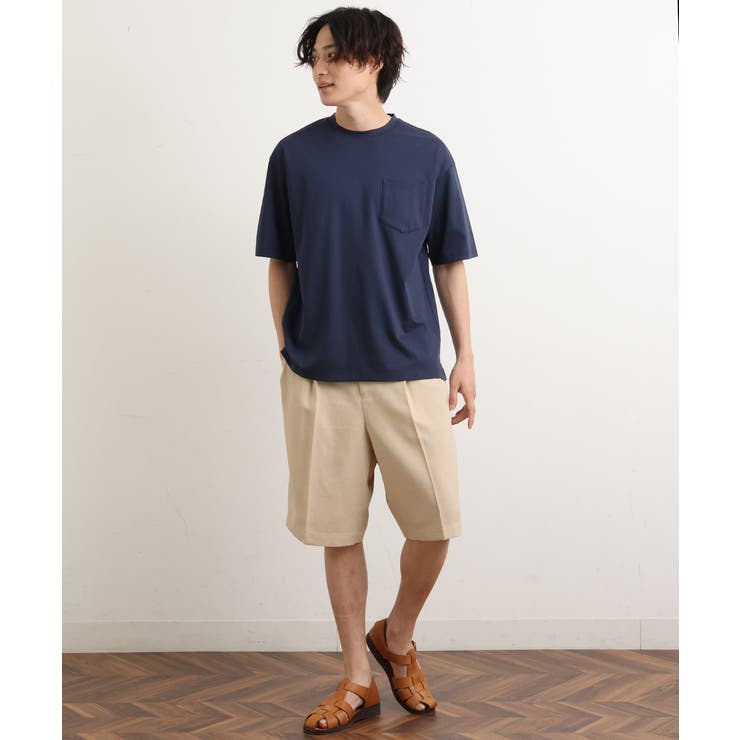 【接触冷感/S-XXL】シルケットスムースワイドシルエットTシャツ | a.v.v【MEN】 | 詳細画像9 