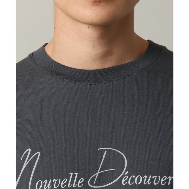 【接触冷感】ロゴプリントセミワイドシルエットTシャツ | a.v.v【MEN】 | 詳細画像15 