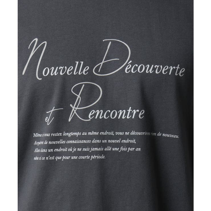 【接触冷感】ロゴプリントセミワイドシルエットTシャツ | a.v.v【MEN】 | 詳細画像18 