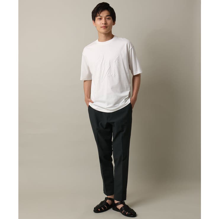 【接触冷感】ビッグロゴ発砲プリントセミワイドTシャツ | a.v.v【MEN】 | 詳細画像17 