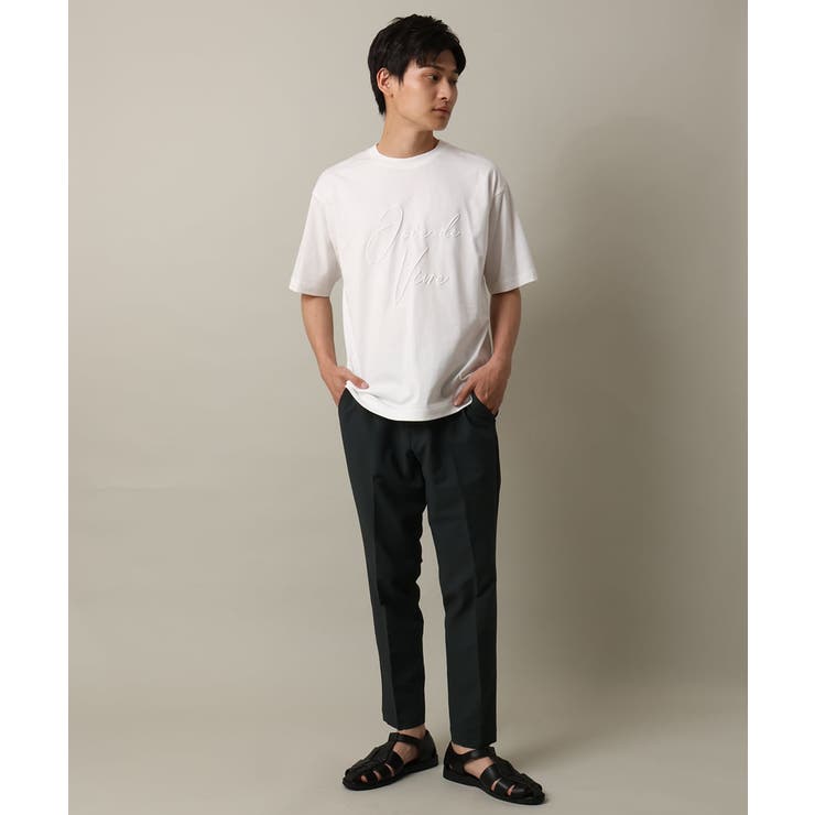 【接触冷感】ビッグロゴ発砲プリントセミワイドTシャツ | a.v.v【MEN】 | 詳細画像19 