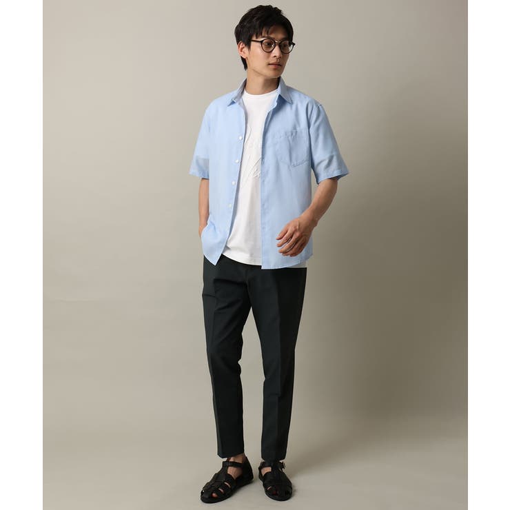 【接触冷感】ビッグロゴ発砲プリントセミワイドTシャツ | a.v.v【MEN】 | 詳細画像2 