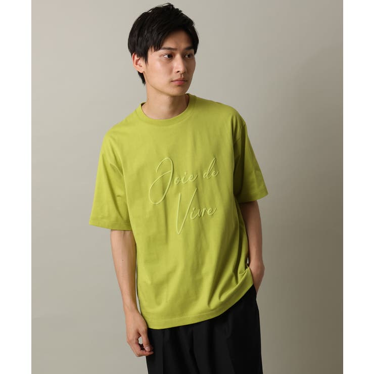 【接触冷感】ビッグロゴ発砲プリントセミワイドTシャツ | a.v.v【MEN】 | 詳細画像6 