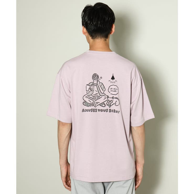 【ucaU×a.v.vコラボ】イラストワイドシルエットTシャツ | a.v.v【MEN】 | 詳細画像18 