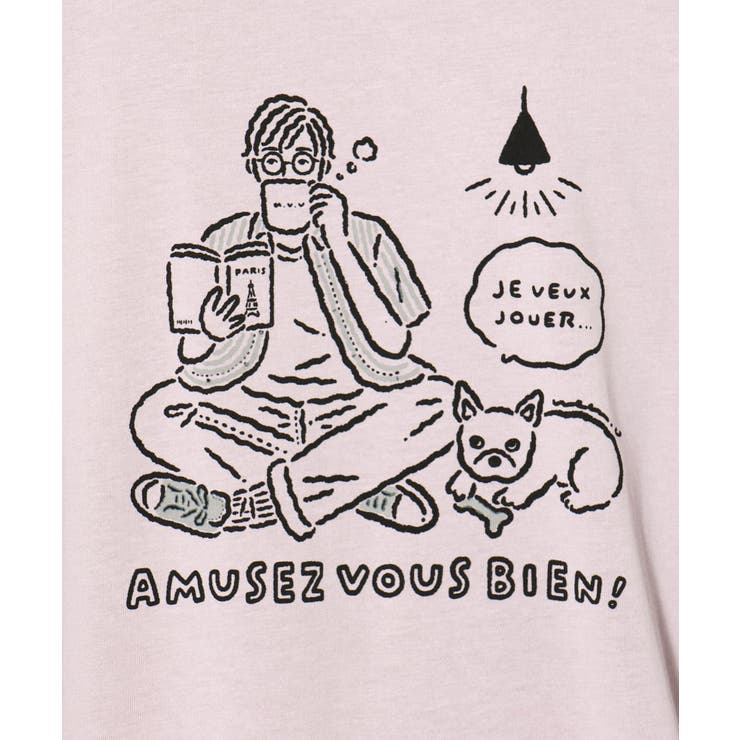 【ucaU×a.v.vコラボ】イラストワイドシルエットTシャツ | a.v.v【MEN】 | 詳細画像19 