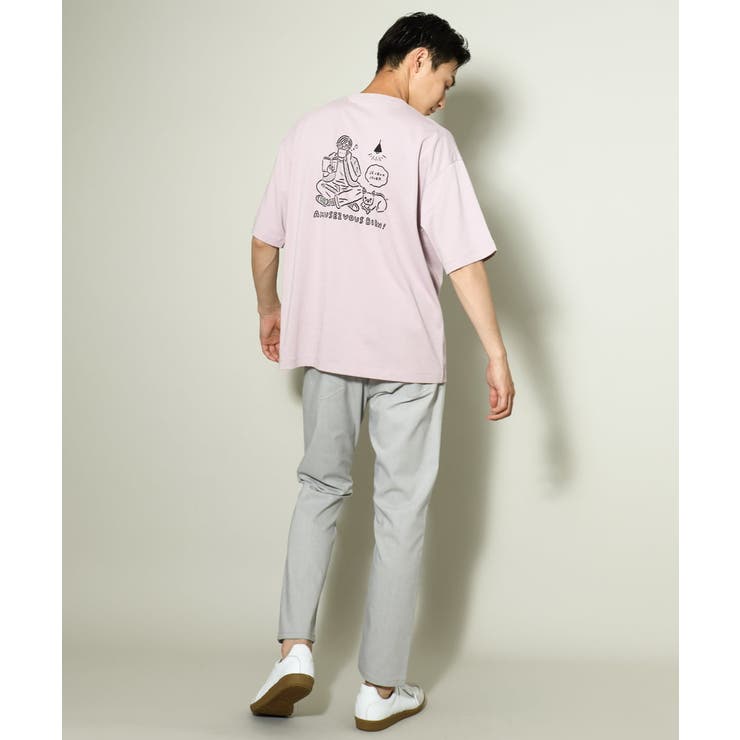 【ucaU×a.v.vコラボ】イラストワイドシルエットTシャツ | a.v.v【MEN】 | 詳細画像2 