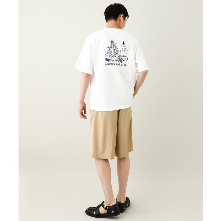 【ucaU×a.v.vコラボ】イラストワイドシルエットTシャツ | a.v.v【MEN】 | 詳細画像8 