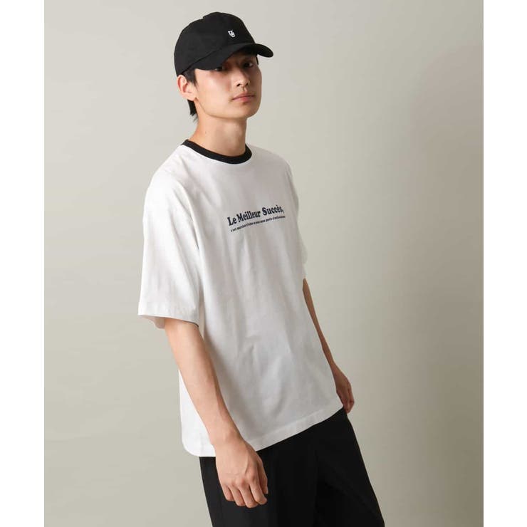 【接触冷感】ミニロゴ トリムTシャツ | a.v.v【MEN】 | 詳細画像10 