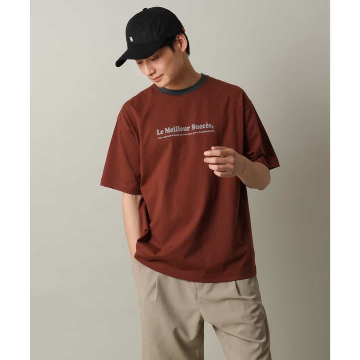 【接触冷感】ミニロゴ トリムTシャツ | a.v.v【MEN】 | 詳細画像12 
