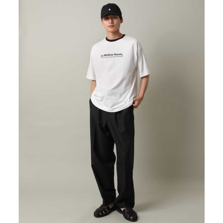 【接触冷感】ミニロゴ トリムTシャツ | a.v.v【MEN】 | 詳細画像6 