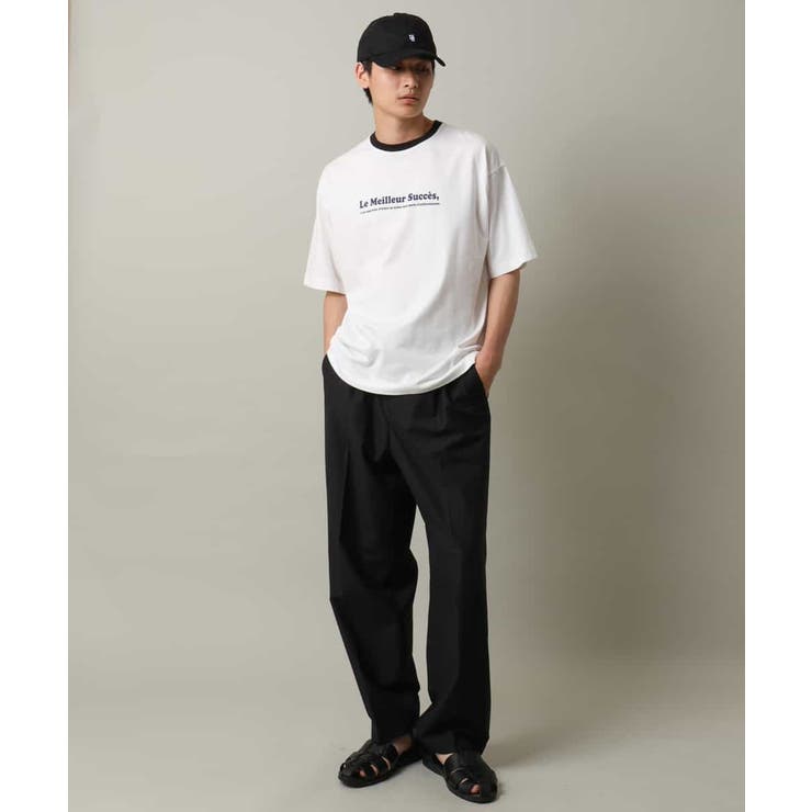 【接触冷感】ミニロゴ トリムTシャツ | a.v.v【MEN】 | 詳細画像7 
