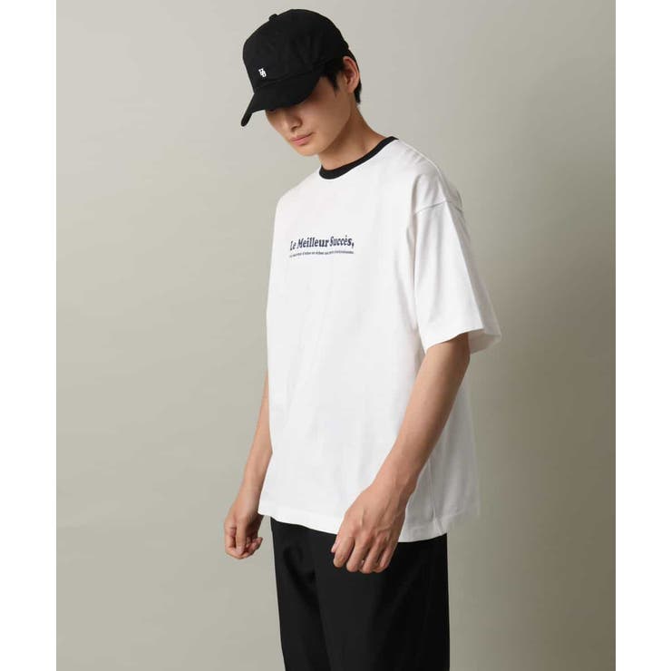 【接触冷感】ミニロゴ トリムTシャツ | a.v.v【MEN】 | 詳細画像9 