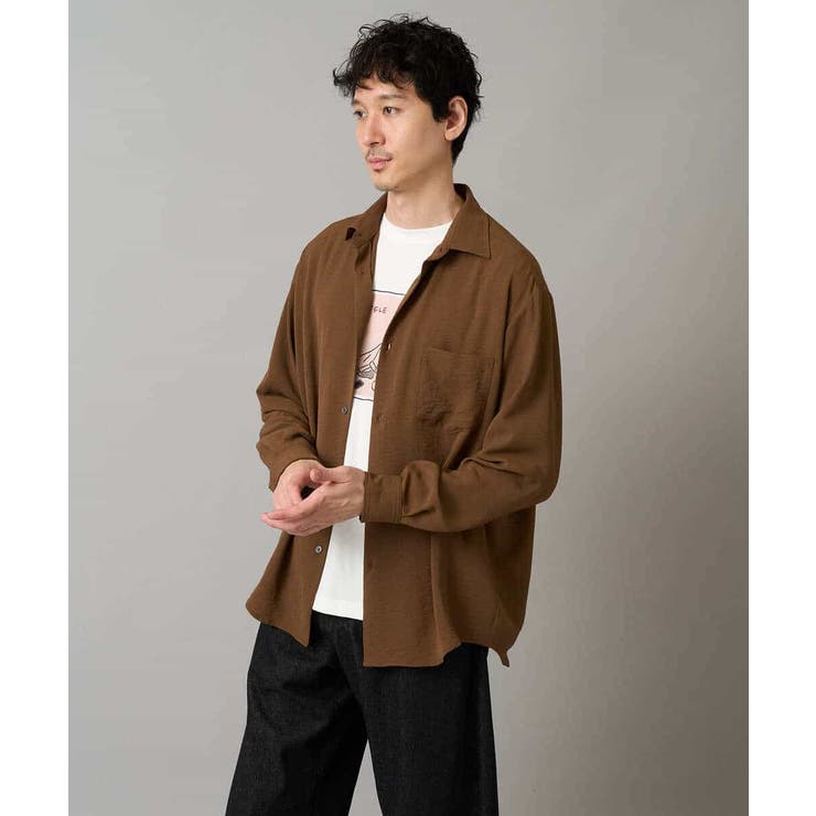 【綿100％】イラストレーターコラボワイドシルエットカットソー【uca U】 | a.v.v【MEN】 | 詳細画像15 