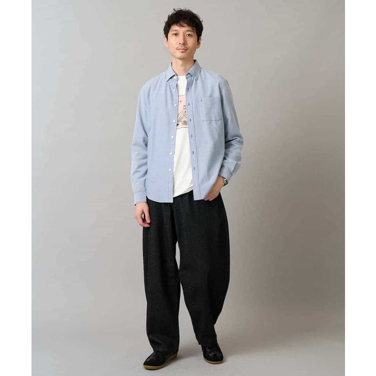 【綿100％】イラストレーターコラボワイドシルエットカットソー【uca U】 | a.v.v【MEN】 | 詳細画像3 