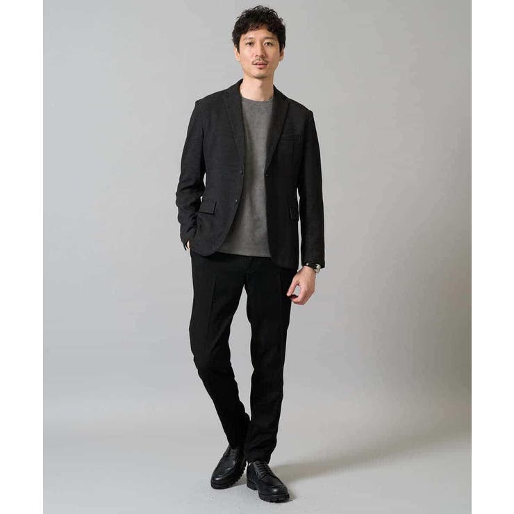 幾何ジャカードクルーネックＴシャツ  | a.v.v【MEN】 | 詳細画像17 