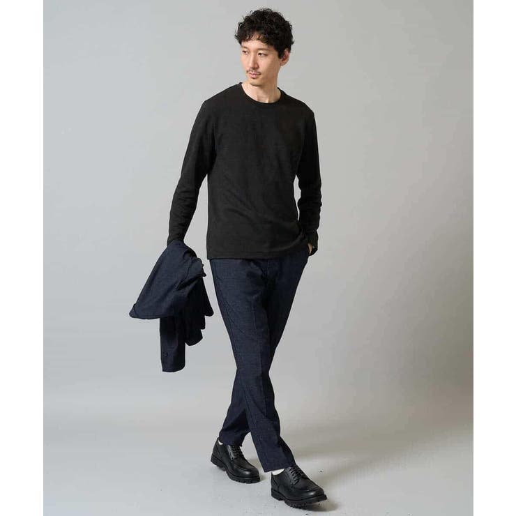 幾何ジャカードクルーネックＴシャツ  | a.v.v【MEN】 | 詳細画像22 