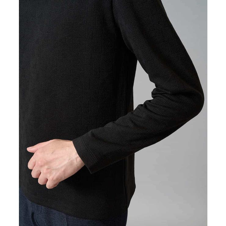 幾何ジャカードクルーネックＴシャツ  | a.v.v【MEN】 | 詳細画像48 
