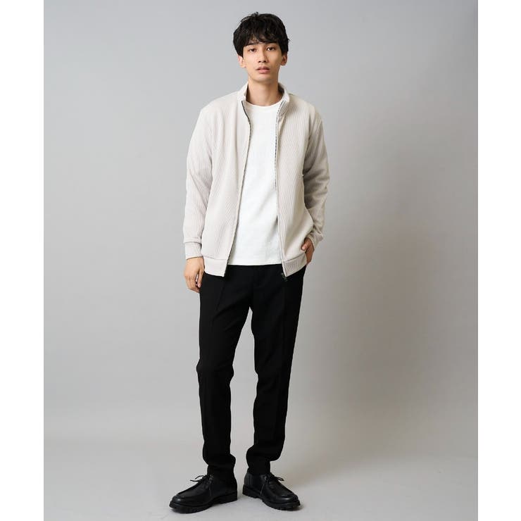 幾何ジャカードクルーネックＴシャツ  | a.v.v【MEN】 | 詳細画像7 