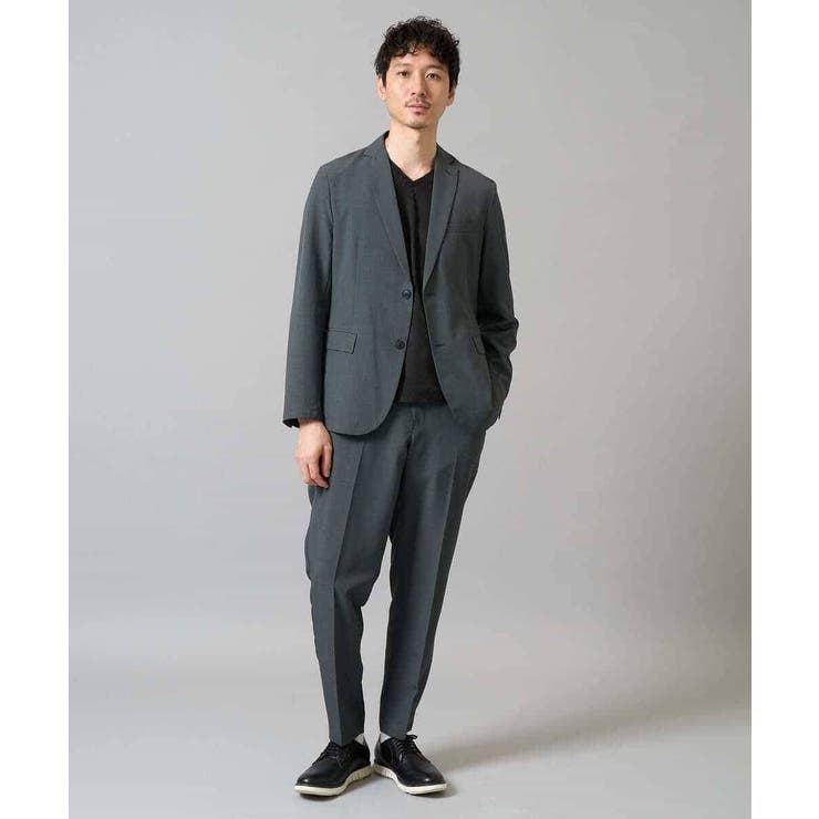 ダイヤジャカードＶネックＴシャツ 通勤 ビジネス | a.v.v【MEN】 | 詳細画像11 