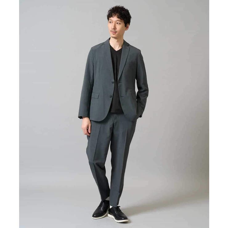 ダイヤジャカードＶネックＴシャツ 通勤 ビジネス | a.v.v【MEN】 | 詳細画像12 