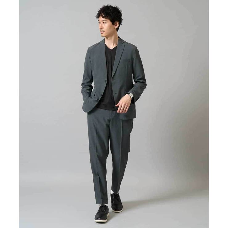 ダイヤジャカードＶネックＴシャツ 通勤 ビジネス | a.v.v【MEN】 | 詳細画像13 