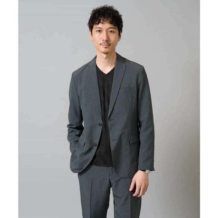 ダイヤジャカードＶネックＴシャツ 通勤 ビジネス | a.v.v【MEN】 | 詳細画像18 