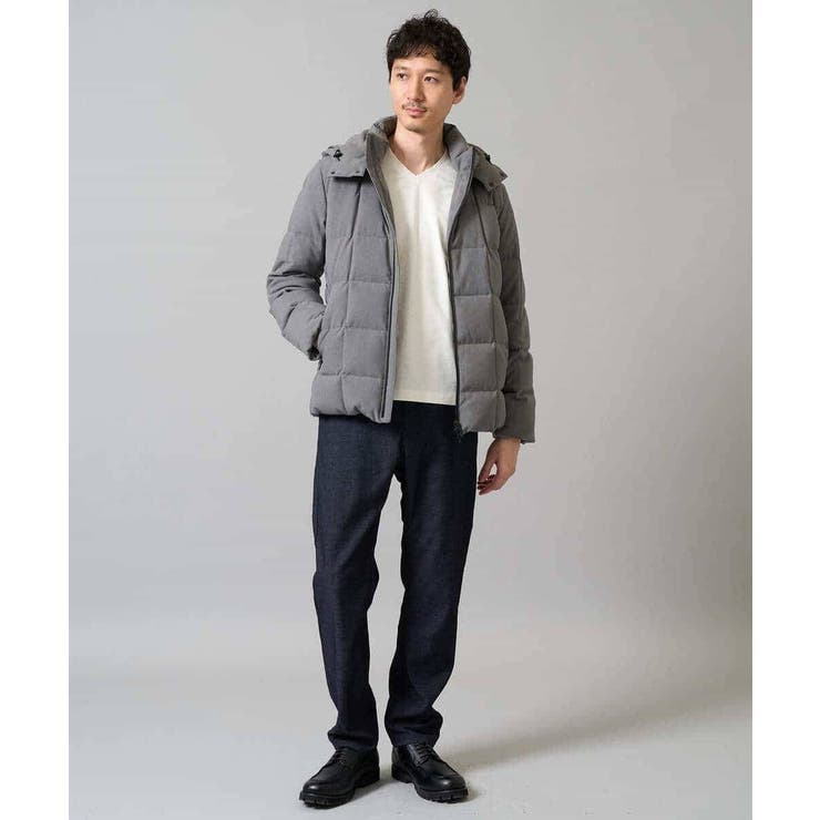 針抜きジャカードＶネックＴシャツ通勤 ビジネス ジャケット | a.v.v【MEN】 | 詳細画像18 