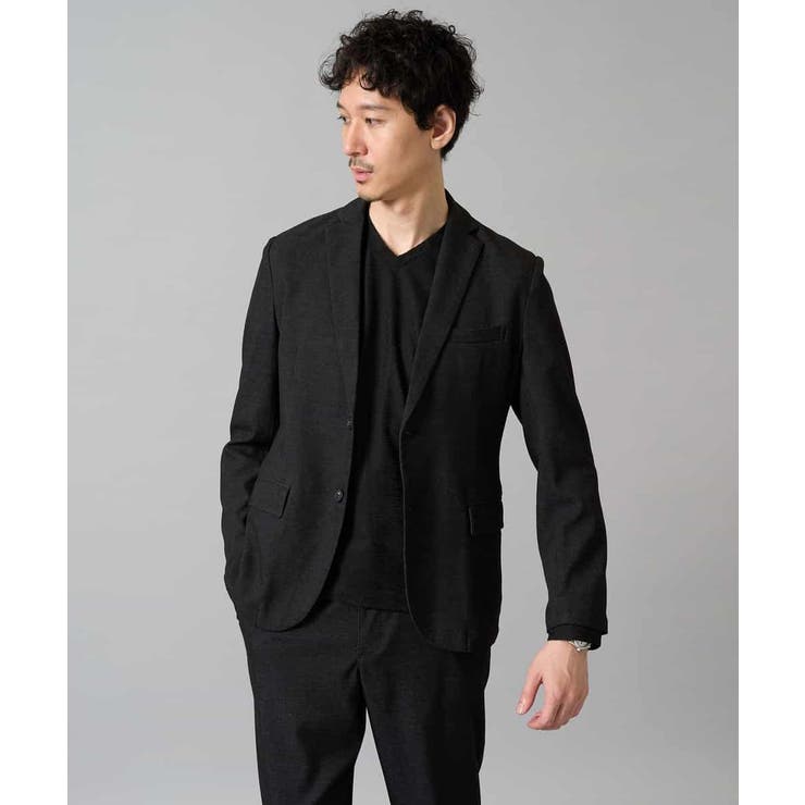 針抜きジャカードＶネックＴシャツ通勤 ビジネス ジャケット | a.v.v【MEN】 | 詳細画像39 