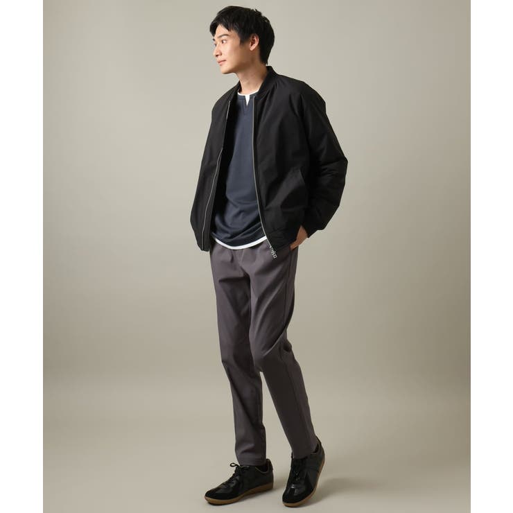 【きれいめで楽チン】キーネックフェイクレイヤードセミワイドカットソー | a.v.v【MEN】 | 詳細画像6 