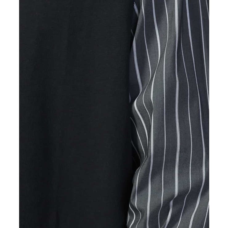 【主役TOPS】ハーフジップバックシャン切替カットソー(デザテクシリーズ） | a.v.v【MEN】 | 詳細画像16 