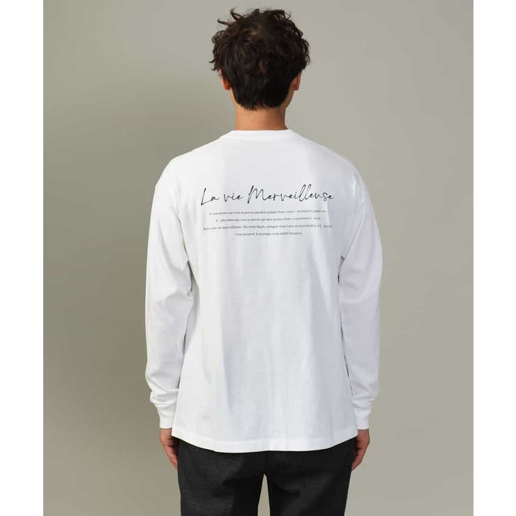 【大人気PARISモチーフ】フォトプリントワイドシルエットロングTシャツ | a.v.v【MEN】 | 詳細画像14 