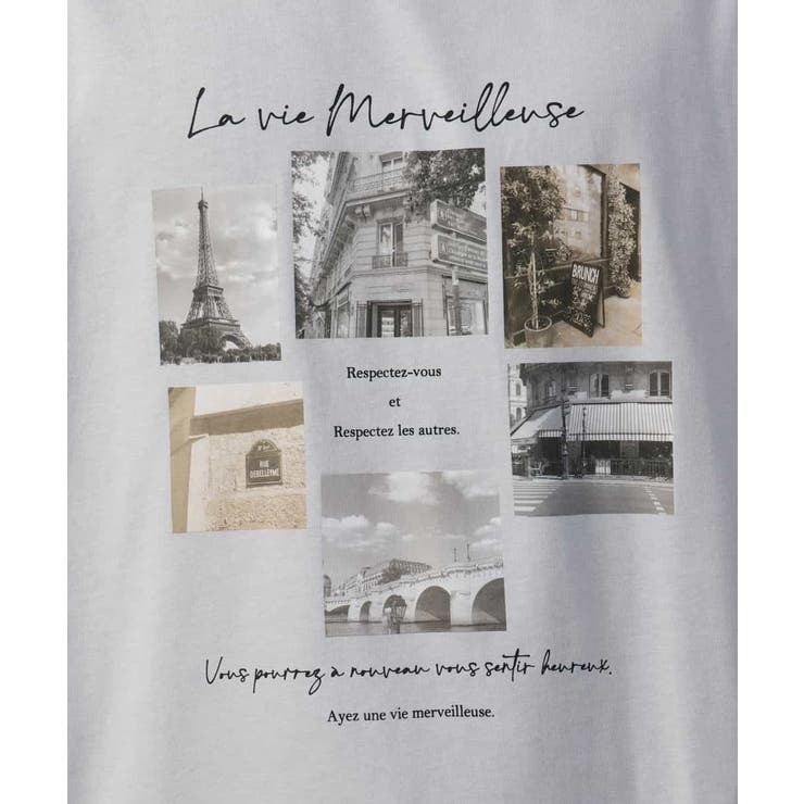 【大人気PARISモチーフ】フォトプリントワイドシルエットロングTシャツ | a.v.v【MEN】 | 詳細画像20 