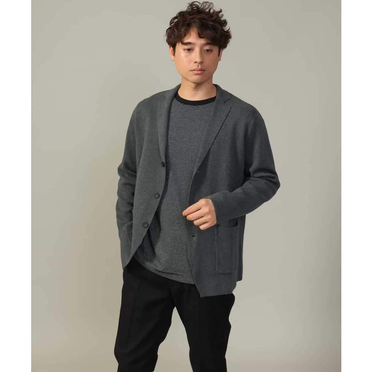 【万能インナー】細ボーダーセミワイドシルエットロングTシャツ | a.v.v【MEN】 | 詳細画像27 