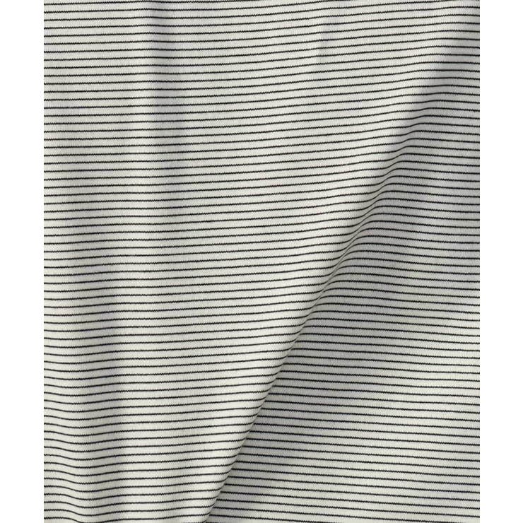 【万能インナー】細ボーダーセミワイドシルエットロングTシャツ | a.v.v【MEN】 | 詳細画像37 